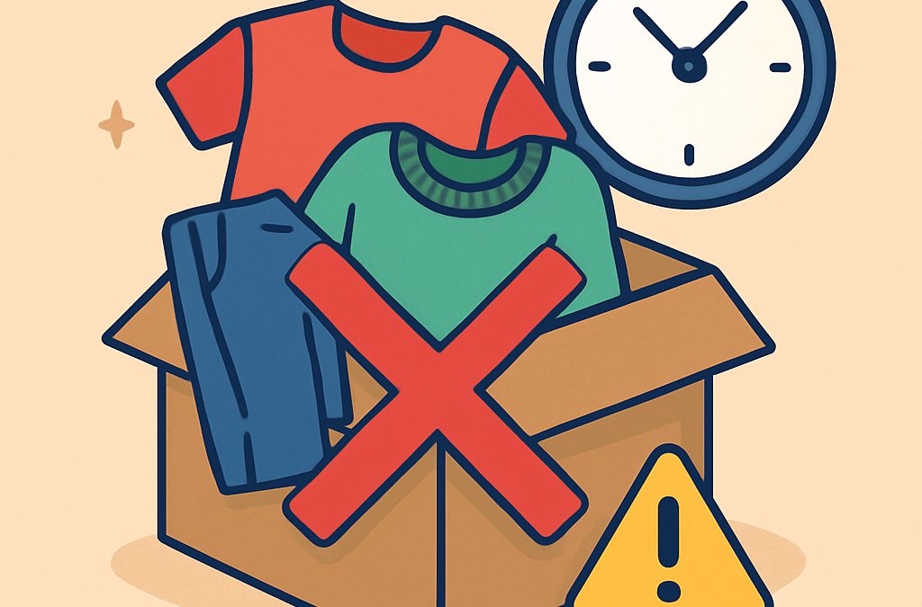 Boutique solidaire — Informations dépôts