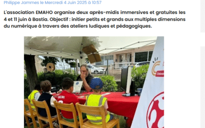 Créer, coder, comprendre : Bastia accueille les Parcours Numériques d’EMAHO