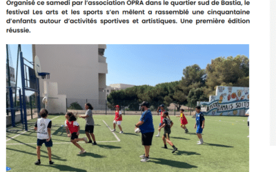 Quand « arts et sports s&rsquo;en mêlent » dans les quartiers sud de Bastia