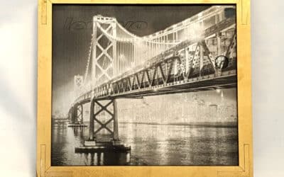 Déco upcyclée – Gravure laser « San Francisco »