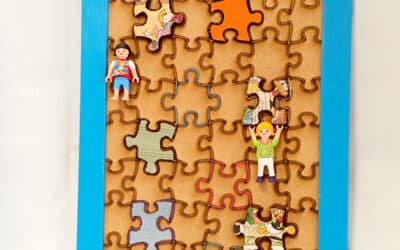 Deco cadre « puzzle »
